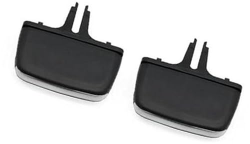Jodriva Klimaanlagen-Auslass, for VOLVO, XC90 2016–2024, Auto vorne und hinten, Klimaanlage, Lüftungsgitter, Auslasslasche, Schieber-Clips, Reparatursatz(BLACK 2 pcs) von Jodriva