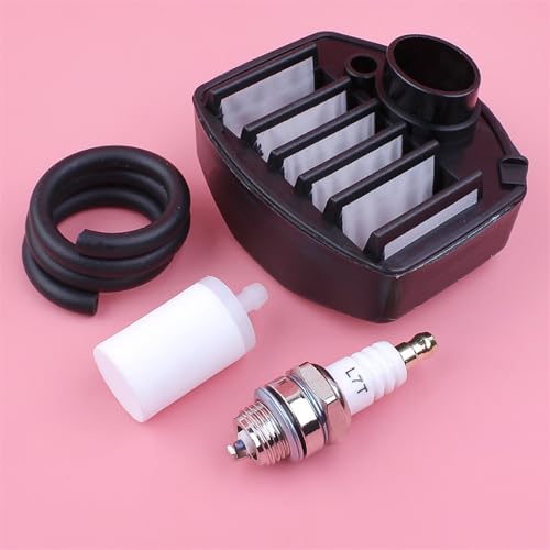 Jodriva Luft-Kraftstoff-Filterleitung Schlauch Zündkerzensatz, for Husqvarna, 357 359 357XP 359XP Kettensäge Ersatzteil Werkzeug 537010901 Kraftstoffleitung für Kettensägen von Jodriva