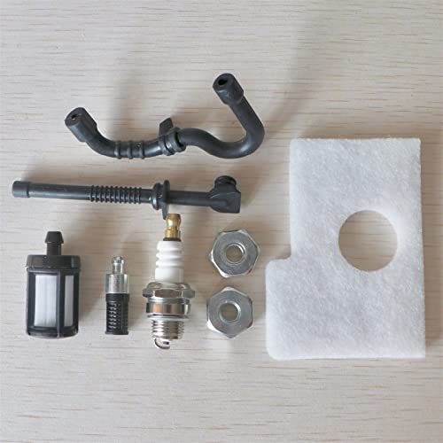 Jodriva Luft-Öl-Kraftstofffilterleitung Schlauch Zündkerzenstangenmuttern Reparaturteile, for STIHL, MS180 MS170 017 018 MS 170 180 Kettensäge Kraftstoffleitung für Kettensägen Jodriva Luft-Öl-Kraftstofffilterleitung Schlauch Zündkerzenstangenmuttern Reparaturteile, for STIHL, MS180 MS170 017 018 MS 170 180 Kettensäge Kraftstoffleitung für Kettensägen von Jodriva