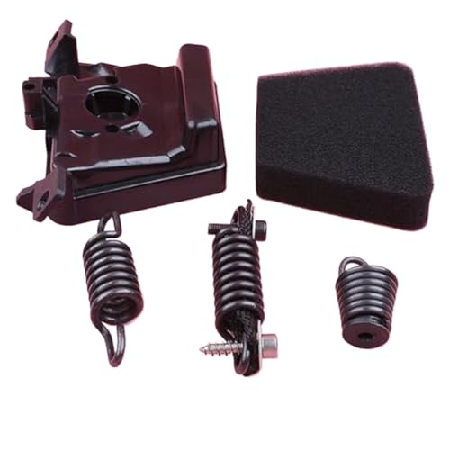 Jodriva Luftfilterabdeckungsreiniger, AV-Pufferhalterung, Stoßdämpferfeder-Set, for Partner, 350351 Kettensägen-Ersatzteil Gartenwerkzeug-Federsatz von Jodriva