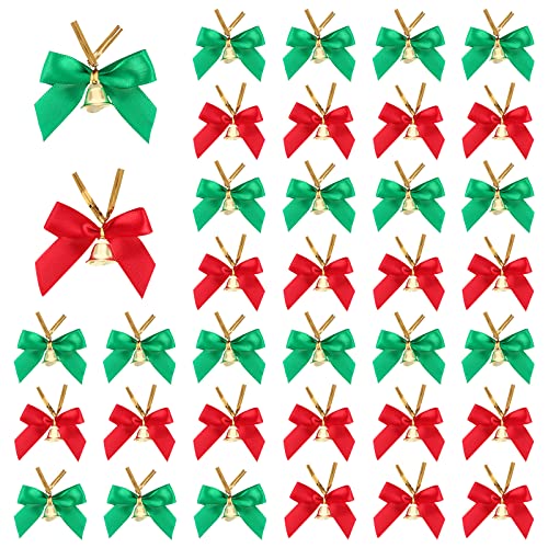 36 Stücke Weihnachtsbow mit Glocken Mini Weihnachtskränze Rot Grüne Weihnachtsband Bögen Mini Bowknot Ornamente Wickeln Bastelmittel Bowknot Dekoration für Weihnachtsbaum Weihnachten Neujahr Geschenk 36 Stücke Weihnachtsbow mit Glocken Mini Weihnachtskränze Rot Grüne Weihnachtsband Bögen Mini Bowknot Ornamente Wickeln Bastelmittel Bowknot Dekoration für Weihnachtsbaum Weihnachten Neujahr Geschenk von Jodsen