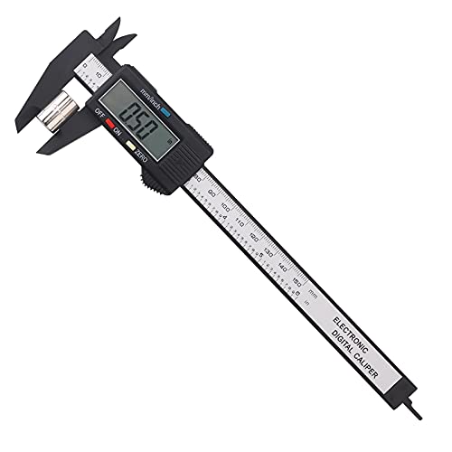 Digitale Messschieber,150mm/6 Zoll Profi Schieblehre Messlehre Elektronischer Mikrometer mit Großem LCD-Bildschirm,Zoll/Metrische Umrechnung,Messgenauigkeit Tiefenmesser für Innen,Außen,Stufen Messung von Jodsen