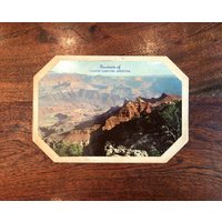 Mid Century 1950 Grand Canyon Arizona Souvenir Topfuntersetzer - Vintage von JoeBlake