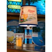 Hamm's Tischset Nr. 2 Neues „Vintage" „Retro" Bierdosenlampen-Design von JoeKayStudio