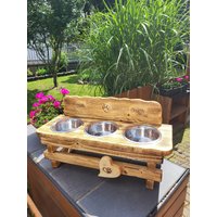 3x 1, 5L Personalisierte Fressbar Futterbar Für Große Hunde Inkl. 3 Näpfe von JoeStyle