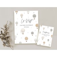 Set U-Heft Und Impfpass Hülle Personalisiert Geschenk Zur Geburt Schutzhülle Mit Namen Personalisiertes Cover Impfpasshülle von JoelinoShop