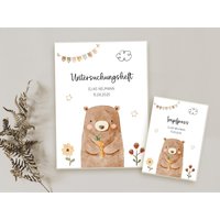 Set U-Heft Und Impfpass Hülle Personalisiert Geschenk Zur Geburt Schutzhülle Mit Namen Personalisiertes Cover Impfpasshülle von JoelinoShop