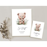 Set U-Heft Und Impfpass Hülle Personalisiert Geschenk Zur Geburt Schutzhülle Mit Namen Personalisiertes Cover Impfpasshülle von JoelinoShop