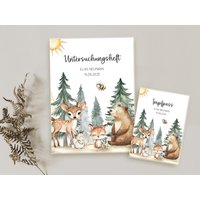 Set U-Heft Und Impfpass Hülle Personalisiert Geschenk Zur Geburt Schutzhülle Mit Namen Personalisiertes Cover Impfpasshülle von JoelinoShop