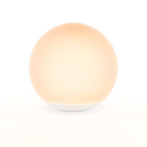 Joellfuner Nachtlicht Kinder, LED Nachtlicht Baby Nachtlicht Kinder Dimmbar, USB Aufladbare Nachttischlampe Kinder mit RGB 7 Farbwechsel & Dimmfunktion 0.5-1H Timer für Schlafzimmer von Joellfuner