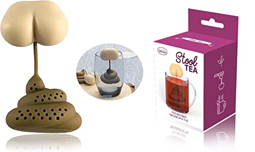 Teesieb | Tee Infuser Tee Filter | Beste Tee Sieb für Tee | Lustige Tee Infuser Tee Sieb für Tasse Poop Tee Filter | 100% BPA-frei von Jognee