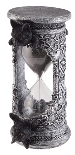 Joh. Vogler GmbH Black Cats Sanduhr 17 cm Gothic Katzen Figur Hourglas Zeit messen von Joh. Vogler GmbH