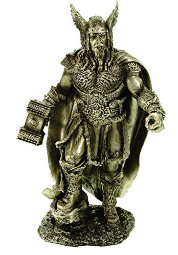 Joh. Vogler GmbH Figur Thor Donnergott mit Hammer 24 cm Nordische Mythologie Odin von Joh. Vogler GmbH