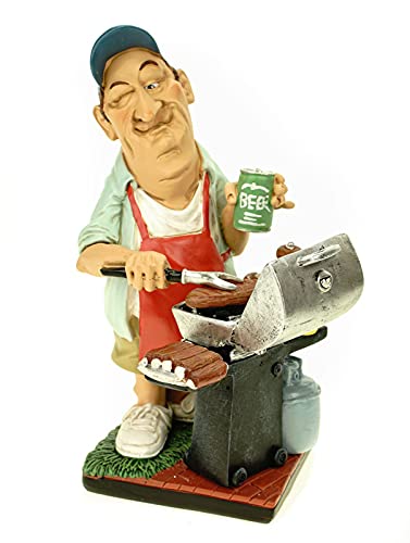 Joh. Vogler GmbH Funny Life Alles unter 400gr ' Mann am Grill v.W.Stratford lustige Figur Skulptur Karikatur von Joh. Vogler GmbH