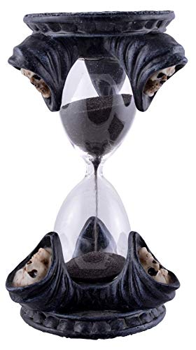 Joh. Vogler GmbH Grim Reaper Sanduhr 17 cm Gothic Figur Totenschädel Totenkopf Hourglass Zeit messen von Joh. Vogler GmbH