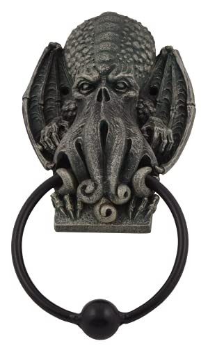 Joh. Vogler GmbH Türklopfer Call of Cthulhu mit Metallklopfer 23 cm Figur Tür Krake Tintenfisch von Joh. Vogler GmbH