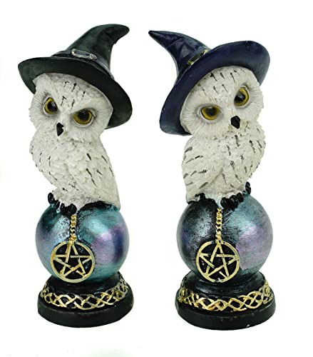 Joh. Vogler GmbH 2er Set Hexeneulen 14 cm Figur Fee Eule Uhu Okkult Pentagramm Witch Mehrfarbig 14 x 8 x 7 cm Joh. Vogler GmbH 2er Set Hexeneulen 14 cm Figur Fee Eule Uhu Okkult Pentagramm Witch Mehrfarbig 14 x 8 x 7 cm von Joh. Vogler GmbH