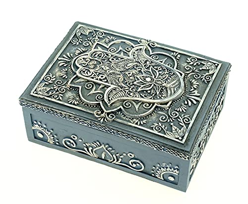 Vogler 837-1253 Tarotbox Hand der Fatima reich verziert für Tarotkarten 14 cm Tarot von Joh. Vogler GmbH