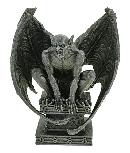 Vogler Midnight Demon mit Schwingen auf Sockel Dämon Gargoyle 19 cm Figur von Joh. Vogler GmbH