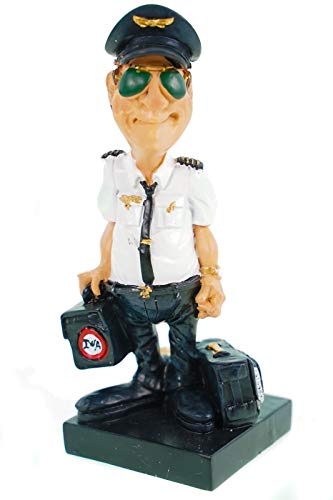 Funny Life - Pilot mit Sonnenbrille und Koffern von Joh.Vogler GmbH