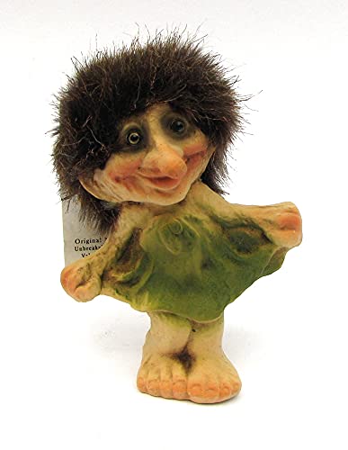 ORIGINAL NORWEGISCHE TROLLE * NyForm Troll mit Zertifikat 030 * Trollmädchen 10cm von Joh.Vogler GmbH