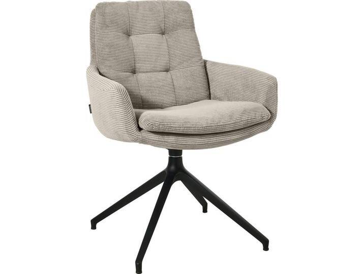 Johann Jakob ARMLEHNSTUHL, Sand, Metall, Drehkreuz, 63x90x69 cm, Blauer Engel, Goldenes M, DGM, OEKO-TEX® STANDARD 100, DGM-Emissionslabel, von Johann-Jakob