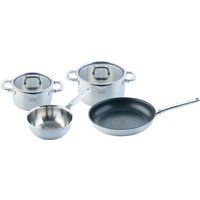 Johann Lafer Topf-Set "Lafer", Edelstahl 18/10, (Set, 6 tlg., je 1x Fleischtopf Ø 20/24 cm, 1 Sauteuse Ø 20 cm, 1 Bratpfanne Ø 28 cm) von Johann Lafer