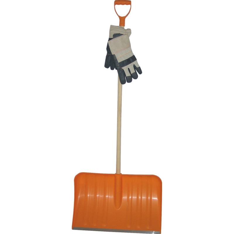 Offner Kunststoff-Schneeschieber mit Handschuh von Johann Offner