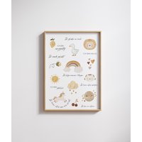 Affirmationsposter A4/ A3 | Affirmationen Für Kinder Bilder Kinderzimmer Deko Poster Kinderposter Boho 2 | Nr.841-01 Affirmationsposter A4/ A3 | Affirmationen Für Kinder Bilder Kinderzimmer Deko Poster Kinderposter Boho 2 | Nr.841-01 von JohannaBuegler