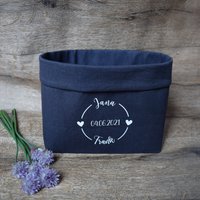 Utensilo Brotkorb Brotkörbchen Hochzeit Geschenk Aufbewahrung Esstisch Küche Einzug Familie Utensilo Brotkorb Brotkörbchen Hochzeit Geschenk Aufbewahrung Esstisch Küche Einzug Familie von Johannibeere