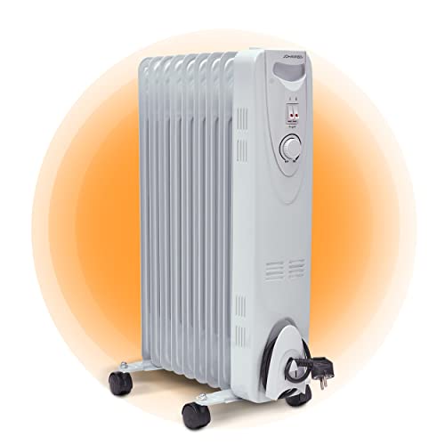 Johannson Ölradiator 2000 Watt Leistung | Mobiler Heizkörper mit 9 Elementen | Heizung mit Überhitzungsschutz | Elektroheizkörper | Heizkörper Elektrisch mit 3 Heizstufen | Radiator mit Thermostat Johannson Ölradiator 2000 Watt Leistung | Mobiler Heizkörper mit 9 Elementen | Heizung mit Überhitzungsschutz | Elektroheizkörper | Heizkörper Elektrisch mit 3 Heizstufen | Radiator mit Thermostat von Johannson