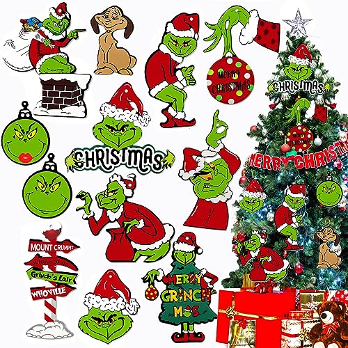 24 Stück Weihnachtsbaum Deko,Deko Weihnachten,Weihnachtsbaumschmuck,Weihnachtsschmuck Papier Hängende,Christbaumschmuck Hängend,Weihnachtsdeko von Johiux