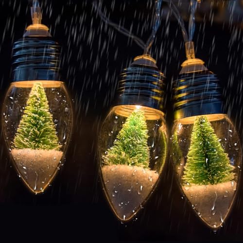 Johiux 2M Innen Lichterkette Batteriebetrieben,10 Hängende String Lights Weihnachtsbeleuchtung Dekoration Balkon Lichterkette,für das Haus, Kamin, Weihnachtsbaum, Indoor Winter Dekoration. von Johiux