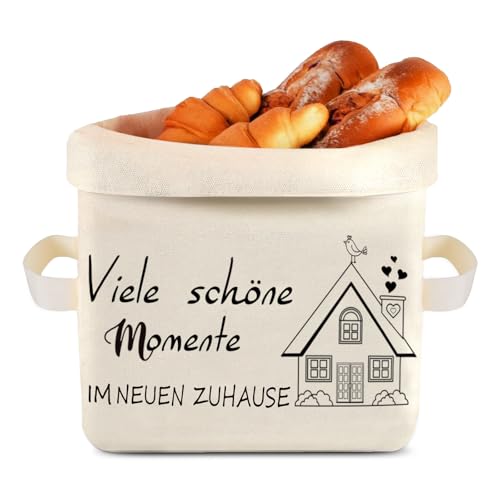 Johiux Groß Brotkorb Einzugsgeschenk für Viele schöne schöne Momente IM NEUEN ZUHAUSE, Brötchenkorb als Richtfest Geschenk,Einweihungsgeschenk,Umzug in ein Neues Zuhause,Neue Wohnung Johiux Groß Brotkorb Einzugsgeschenk für Viele schöne schöne Momente IM NEUEN ZUHAUSE, Brötchenkorb als Richtfest Geschenk,Einweihungsgeschenk,Umzug in ein Neues Zuhause,Neue Wohnung von Johiux