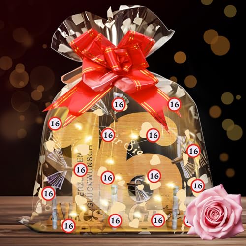 Johiux Upgrade 16 Geburtstag Geschenk Mädchen & Junge-Geldgeschenke Geburtstag 16 mit LED Lichterkette,Holz Geburtstags-Gästebuch 16.Geburtstag Deko,Coole Geschenkideen zum 16.Geburtstag Tischdeko. Johiux Upgrade 16 Geburtstag Geschenk Mädchen & Junge-Geldgeschenke Geburtstag 16 mit LED Lichterkette,Holz Geburtstags-Gästebuch 16.Geburtstag Deko,Coole Geschenkideen zum 16.Geburtstag Tischdeko. von Johiux