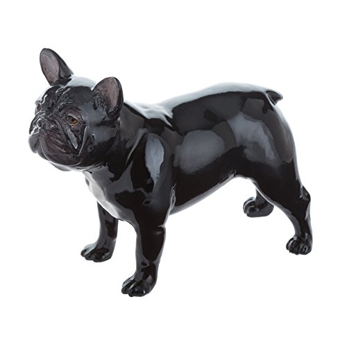 John Beswick JBD89 Französische Bulldogge Figur, Steingut, schwarz/Mehrfarbig, 11,5 x 4 x 9 cm von John Beswick