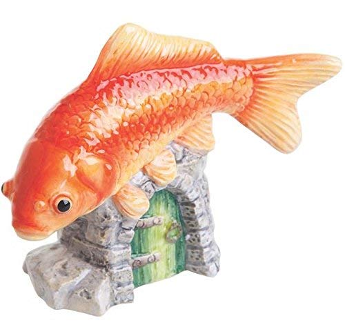 John Beswick Pet Pals Goldfish Figur, Steingut, Orange von John Beswick