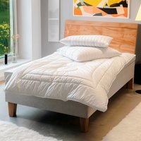 John Cotton Microfaserbettdecke "Magicline, Bettdecken 135x200 cm, 155x220 cm für Sommer und Winter" 4-Jahreszeiten Füllung Polyester 1 Stk. tlg. Bettdecke, edles Design, Hergestellt in Deutschland von John Cotton