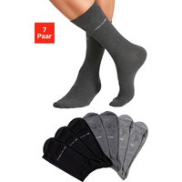 John Devin Basicsocken, (Packung, 7 Paar), für jeden Tag von John Devin