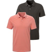 John Devin Poloshirt, (2 tlg., im-2er-Pack), mit dezenter- hochwertiger Logostickerei - 2er-Sparpack von John Devin