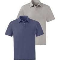 John Devin Poloshirt, (Packung, 2 tlg., 2er-Pack), aus besonderer slub-yarn Qualität von John Devin
