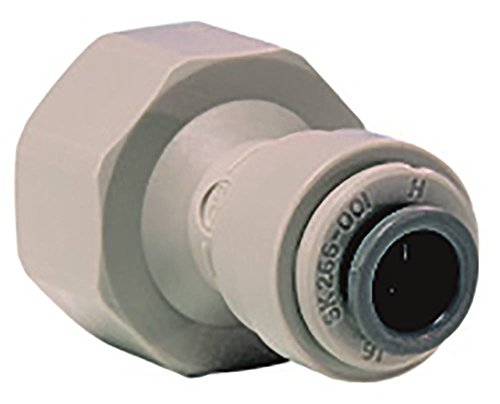 John Guest Rohrsteckverbinder mit Ansatz gerade 5/8' BSP Rohranschluss 5/16' von John Guest