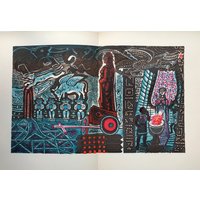 1960 Edward Bawden Limited Editions Club | 1500 Exemplare Für Flauberts "Salammbo'. ♥ Gedruckt Auf Abbeide Mills Chariot Papier Im C.u.p. 40x38cm von JohnMintonandMore