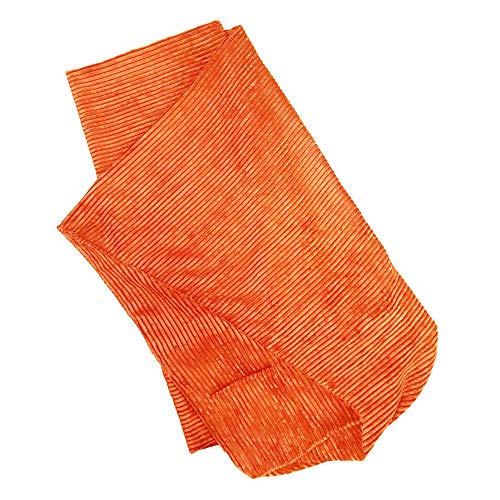 Johnear Kissenbezug Cord Rückenkissen Keilkissen Bettkopfteil für Bett Sofa Bezug (Orange, 140cm) von Johnear