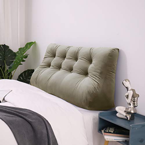 Johnear Rückenkissen Lesekissen Bett Hohe Kopfteil,Sofa Rückenlehnen Kissen Groß Dreieck zweireihiges keilkissen Lendenkissen Bücherkissen Samt Rückenpolster Johnear Rückenkissen Lesekissen Bett Hohe Kopfteil,Sofa Rückenlehnen Kissen Groß Dreieck zweireihiges keilkissen Lendenkissen Bücherkissen Samt Rückenpolster von Johnear