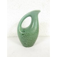 50Er Keramik Vase Klein, Henkelvase #14970 von JohnnyVintageShop