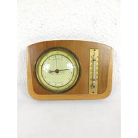 60Er Barometer Mit Thermometer, Gischard #14843 60Er Barometer Mit Thermometer, Gischard #14843 von JohnnyVintageShop
