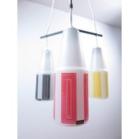 60Er Dreier Lampe Doria #12459 von JohnnyVintageShop