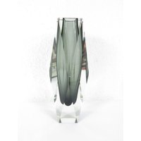 60Er Mandruzzato Muranoglasvase, Facettenvase #15319 60Er Mandruzzato Muranoglasvase, Facettenvase #15319 von JohnnyVintageShop