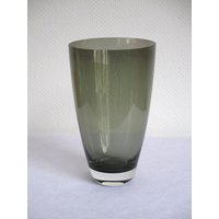 60Er Rauchglasvase #6662 von JohnnyVintageShop